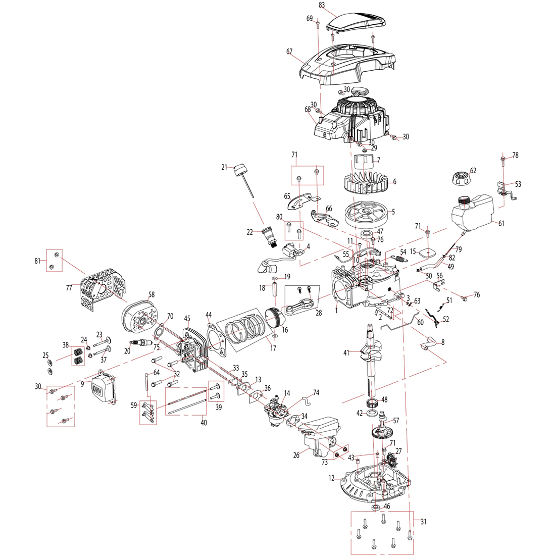 Газонокосилка бензиновая ГБ-460